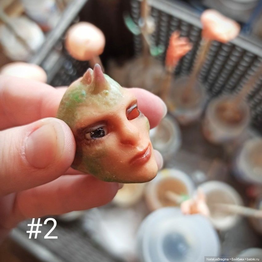 Немного процесса — Авторские шарнирные куклы своими руками: лепка