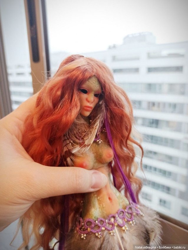 Немного процесса — Авторские шарнирные куклы своими руками: лепка (фото 6)