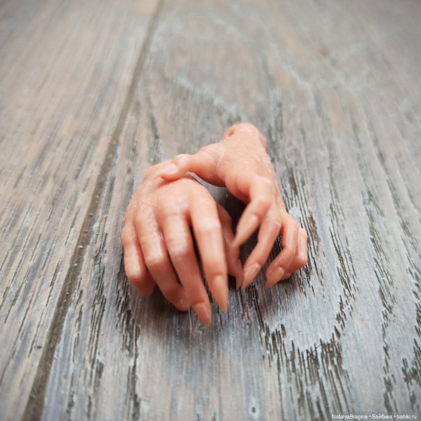 Немного процесса — Авторские шарнирные куклы своими руками: лепка (фото 10)