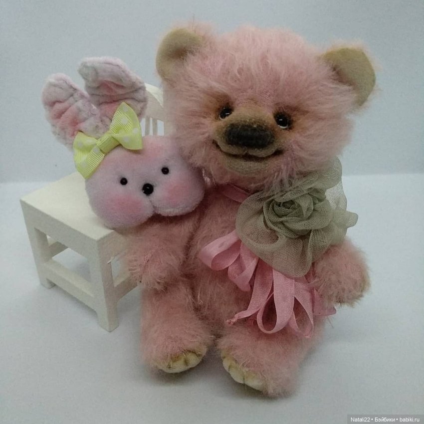 Мишки улыбашки из мохера — Авторские мишки Тедди и друзья: фото