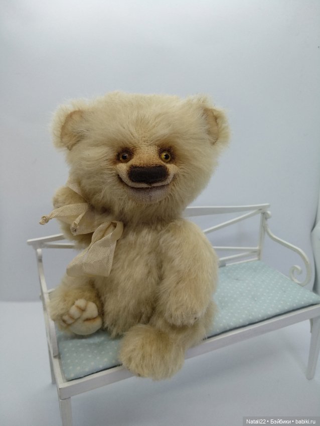 Мишки улыбашки из мохера — Авторские мишки Тедди и друзья: фото (фото 4)