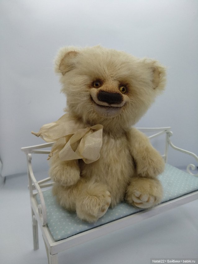 Мишки улыбашки из мохера — Авторские мишки Тедди и друзья: фото (фото 5)