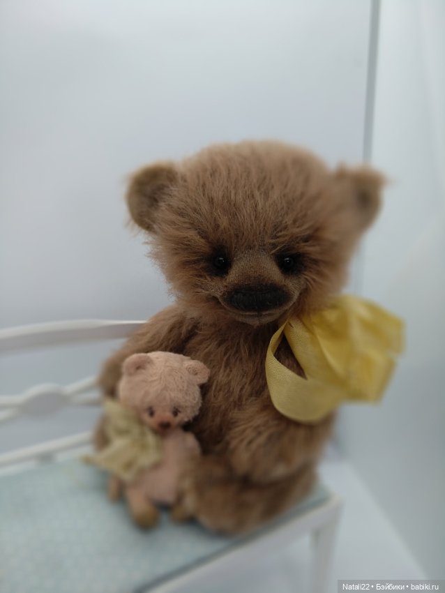 Мишки улыбашки из мохера — Авторские мишки Тедди и друзья: фото (фото 7)