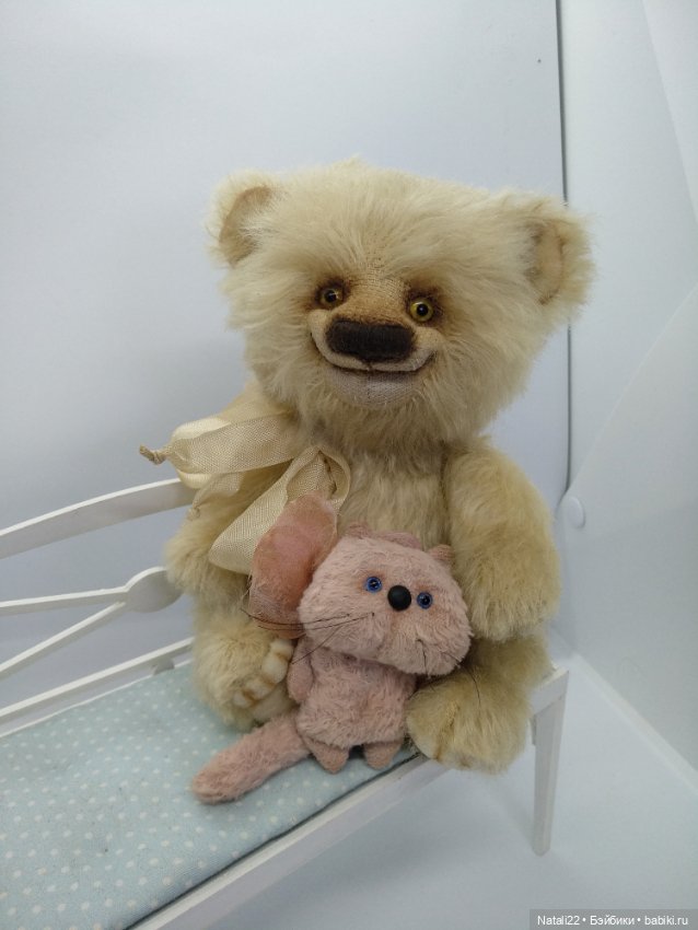 Мишки улыбашки из мохера — Авторские мишки Тедди и друзья: фото (фото 6)