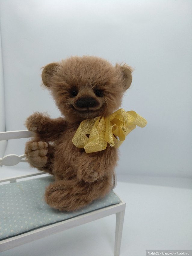 Мишки улыбашки из мохера — Авторские мишки Тедди и друзья: фото (фото 9)