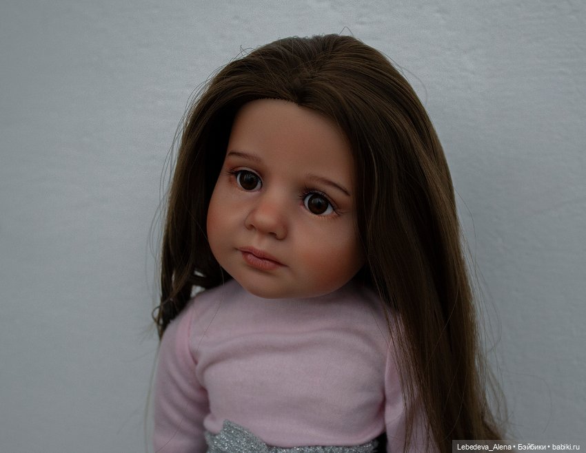 Малышка Грета — ООАК и кастом кукол Gotz (Готц): перерисовка (фото 6)
