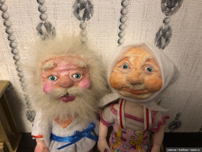 Бабушка рядышком с дедушкой... Домовой и Домовиха (фото 4)