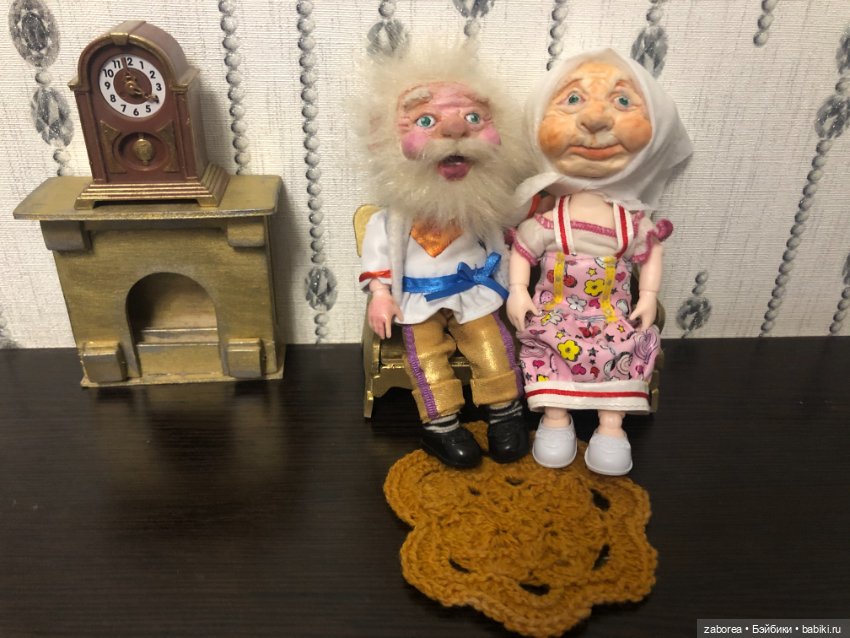 Бабушка рядышком с дедушкой... Домовой и Домовиха (фото 3)