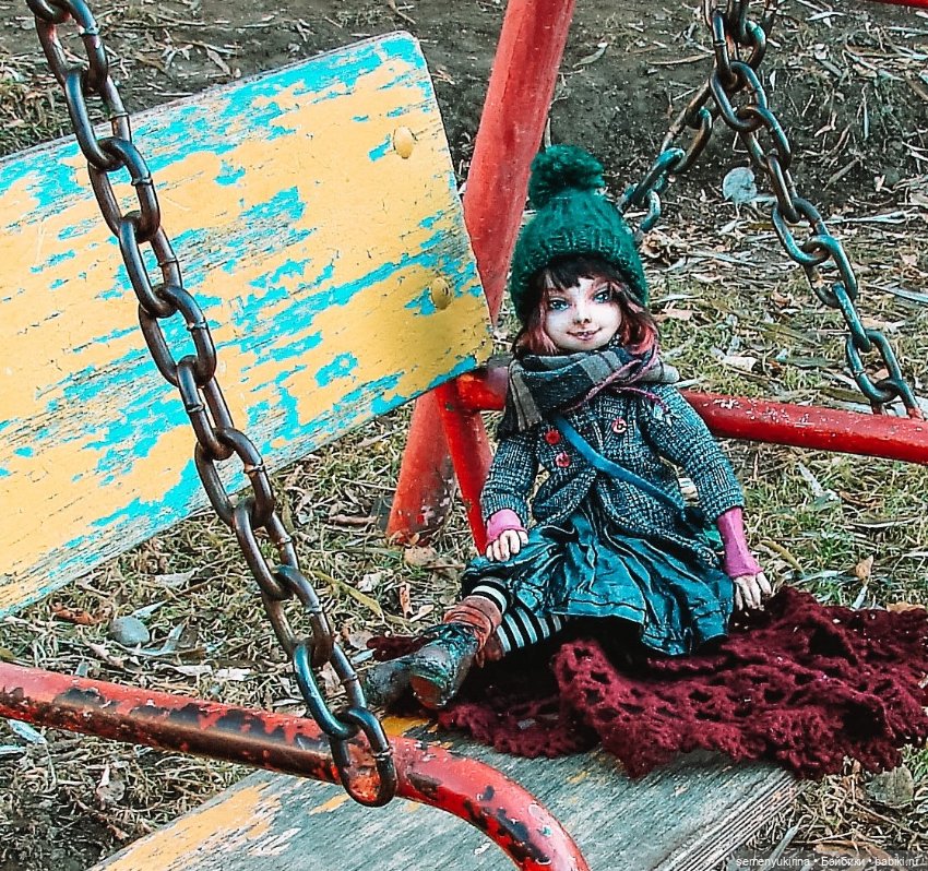 Всё по-взрослому... Текстильная кукла Глаша (фото 2)