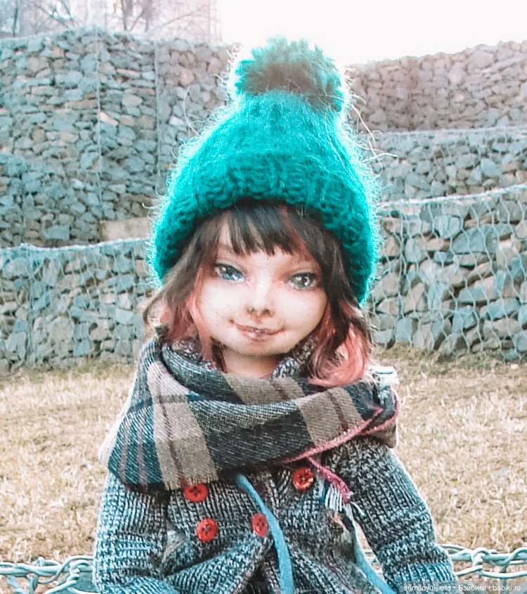 Всё по-взрослому... Текстильная кукла Глаша (фото 5)