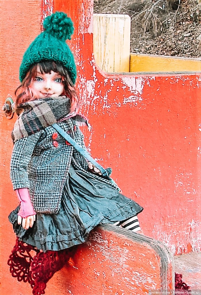 Всё по-взрослому... Текстильная кукла Глаша (фото 6)