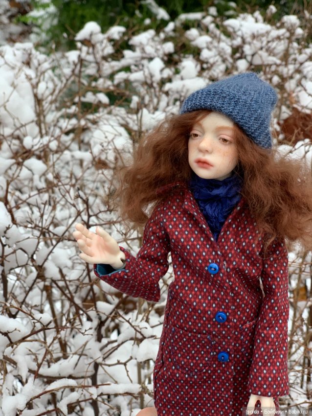 Пальтишки для Лоры и Ребекки (Ptichka art dolls)