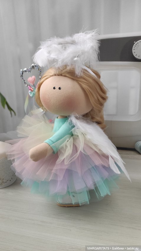 Танец маленьких лебедей — Авторские текстильные куклы: Вальдорфские (фото 2)