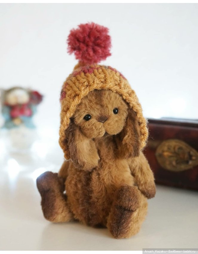 Зайка тедди орехового цвета (фото 4)