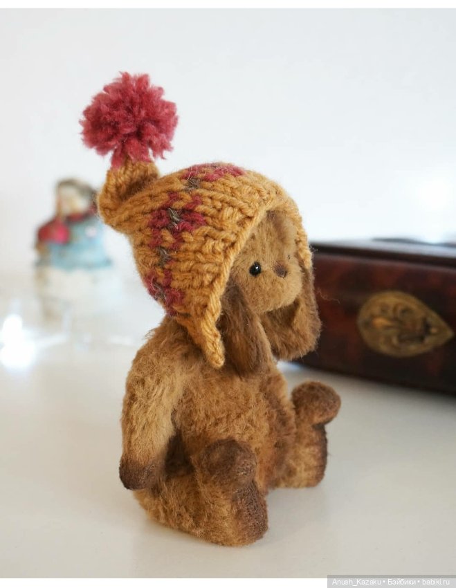 Зайка тедди орехового цвета (фото 2)