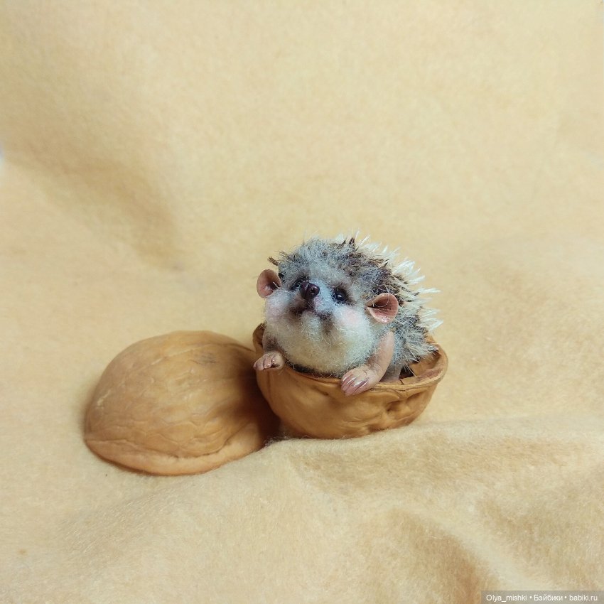 Валяные игрушки из шерсти: сухое валяние (фото 5)