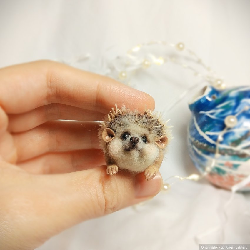 Валяные игрушки из шерсти: сухое валяние