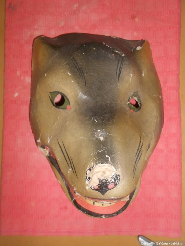 Реставрация Новогодних старинных масок. Часть 1 (фото 9)
