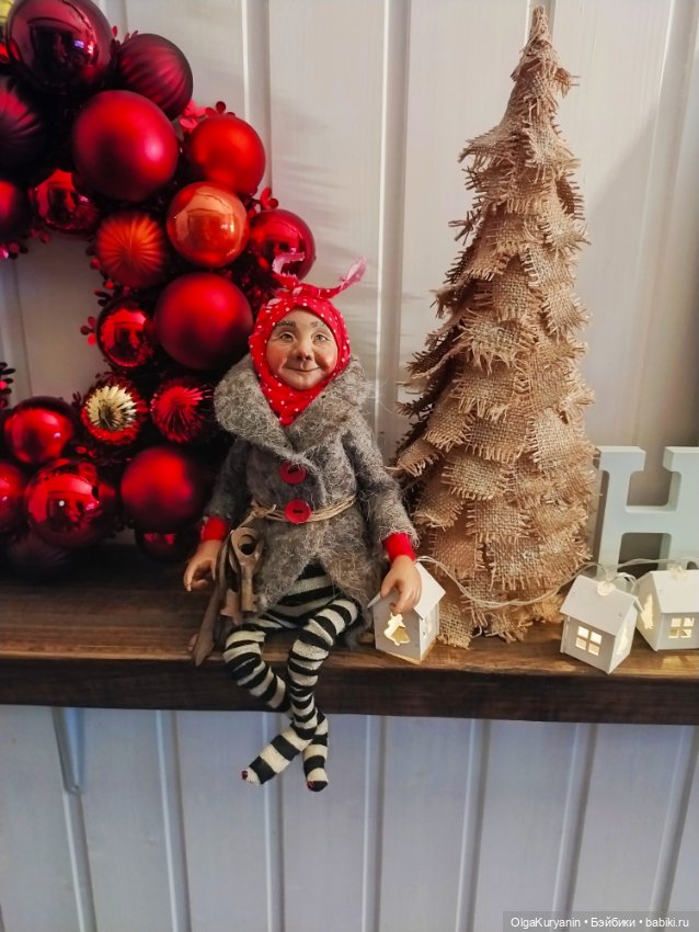 Чудище-Снежище — Лепка авторских кукол: полимерная глина (фото 3)