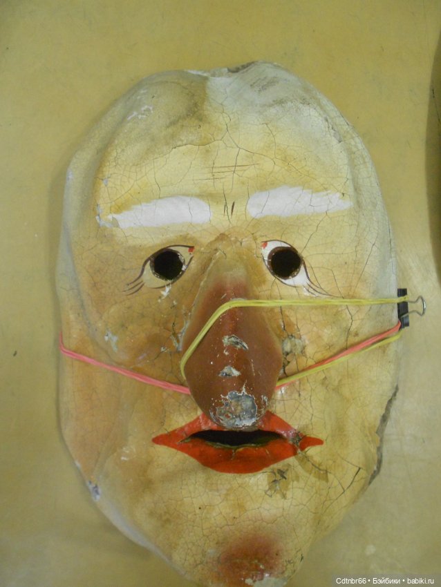 Реставрация Новогодних старинных масок. Часть 1 (фото 7)