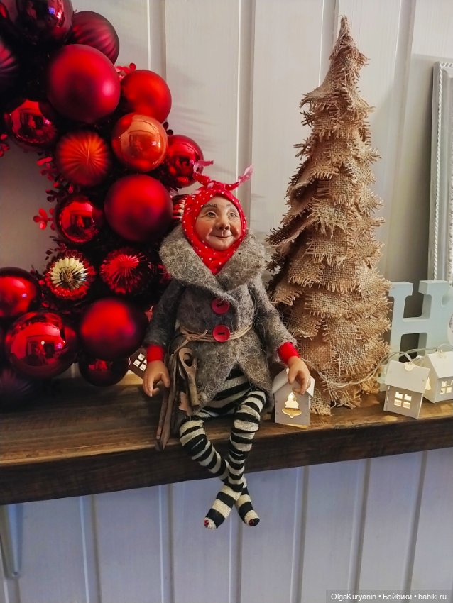 Чудище-Снежище — Лепка авторских кукол: полимерная глина (фото 2)