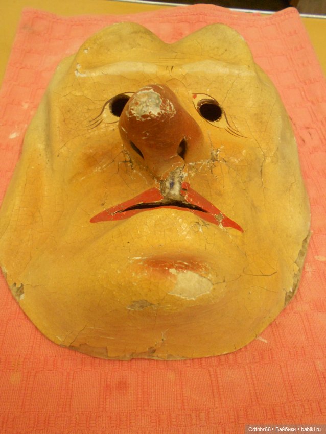 Реставрация Новогодних старинных масок. Часть 1 (фото 5)