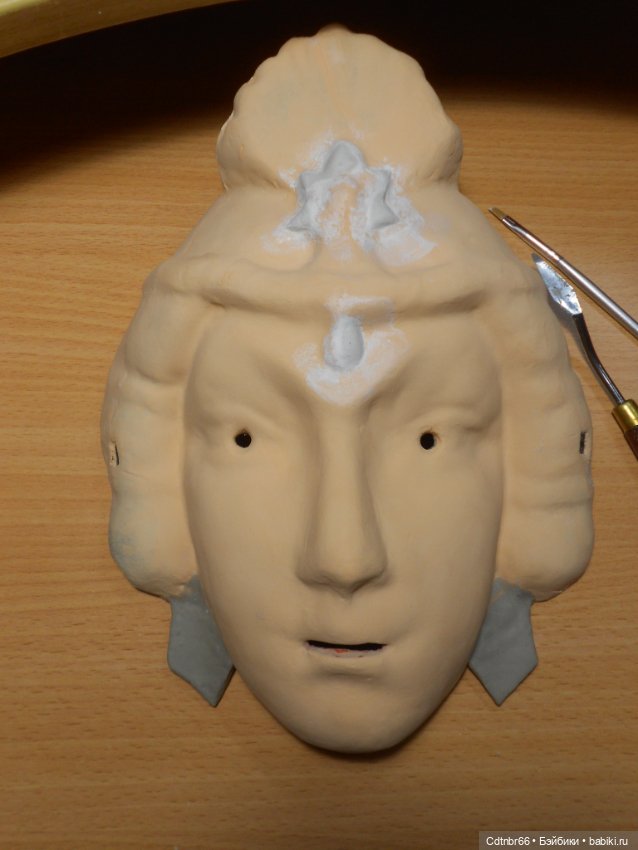 Реставрация Новогодних старинных масок. Часть 1