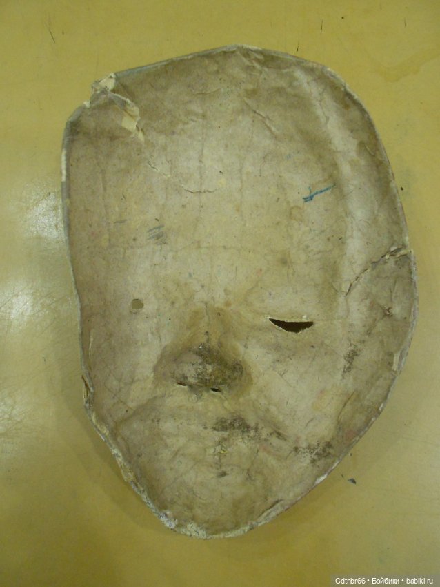 Реставрация Новогодних старинных масок. Часть 1