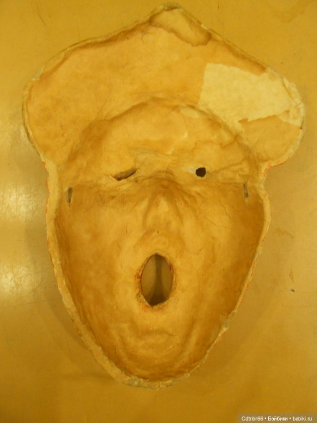 Реставрация Новогодних старинных масок. Часть 1