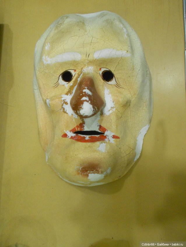 Реставрация Новогодних старинных масок. Часть 1 (фото 8)