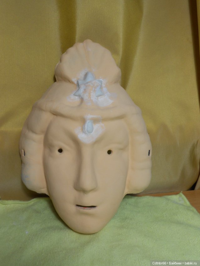 Реставрация Новогодних старинных масок. Часть 1