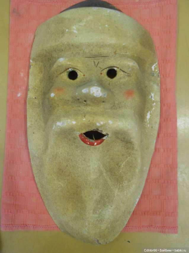 Реставрация Новогодних старинных масок. Часть 1