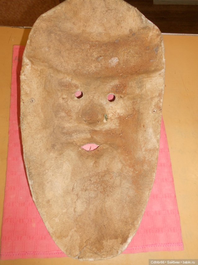 Реставрация Новогодних старинных масок. Часть 1