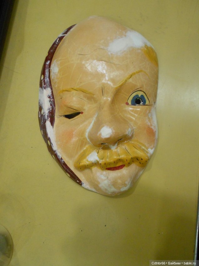 Реставрация Новогодних старинных масок. Часть 1