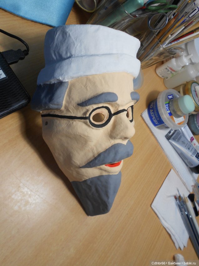 Реставрация Новогодних старинных масок. Финал (фото 2)