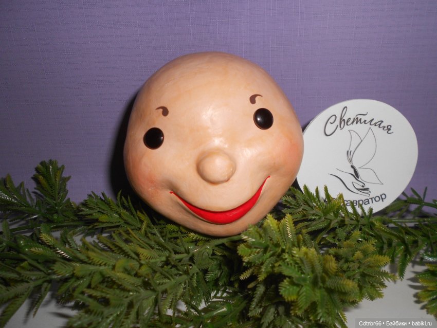 Реставрация Новогодних старинных масок. Финал