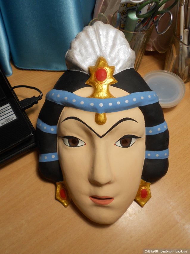 Реставрация Новогодних старинных масок. Финал