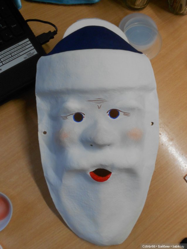 Реставрация Новогодних старинных масок. Финал