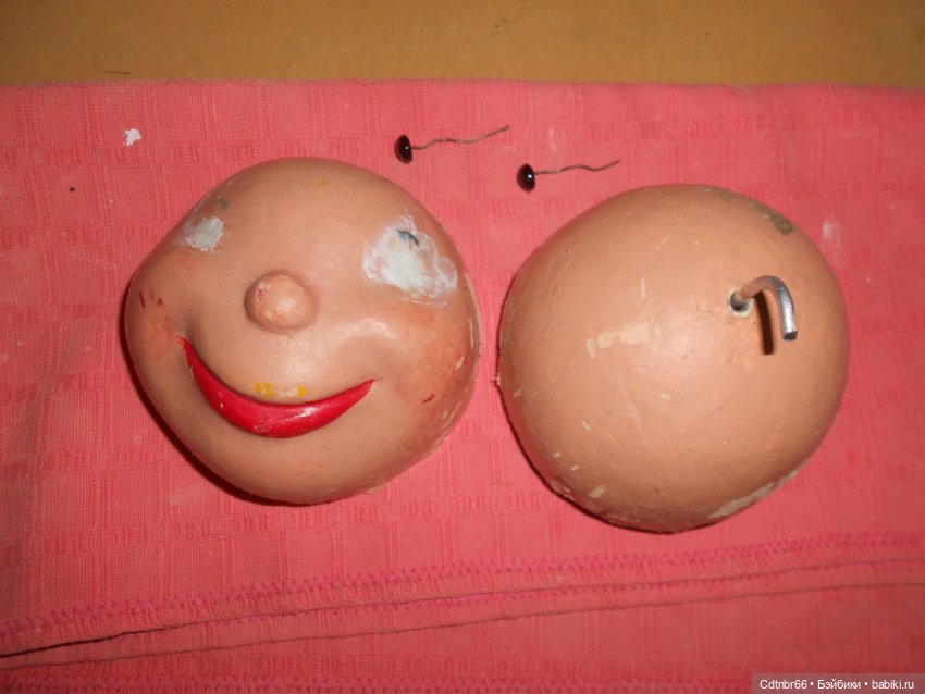 Реставрация Новогодних старинных масок. Финал