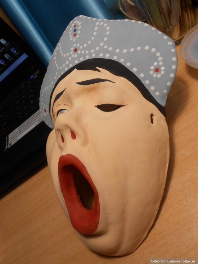 Реставрация Новогодних старинных масок. Финал