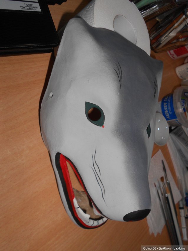 Реставрация Новогодних старинных масок. Финал (фото 9)