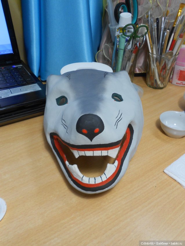 Реставрация Новогодних старинных масок. Финал (фото 10)