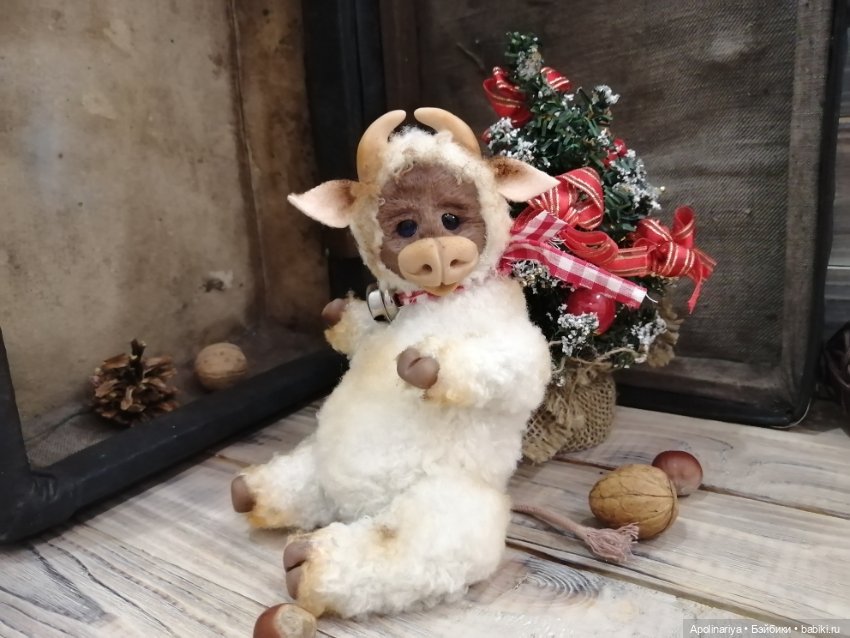 Bull teddy — Авторские мишки Тедди и друзья: фото (фото 10)