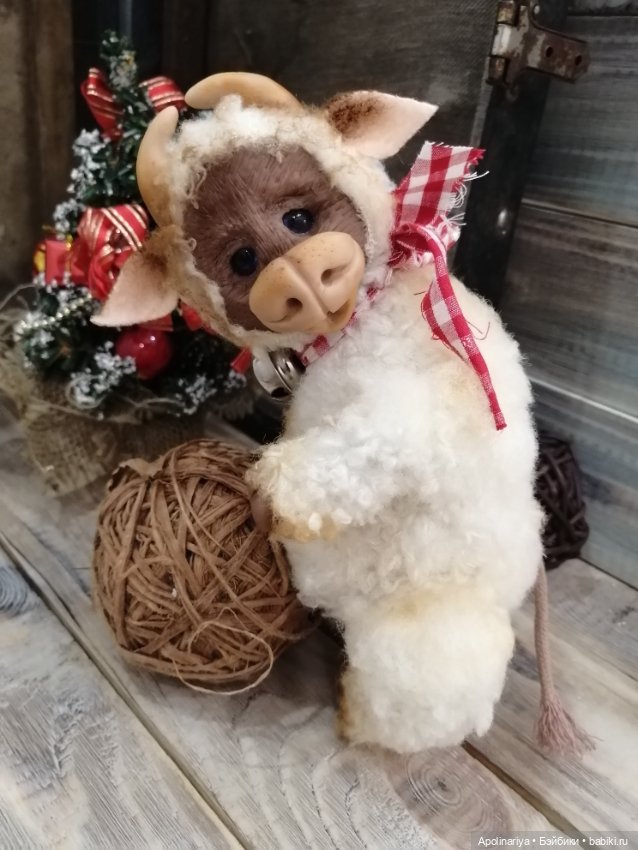 Bull teddy — Авторские мишки Тедди и друзья: фото (фото 5)