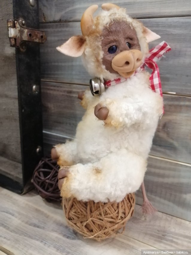 Bull teddy — Авторские мишки Тедди и друзья: фото (фото 4)