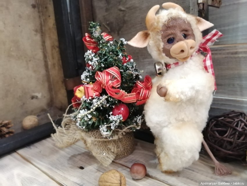 Bull teddy — Авторские мишки Тедди и друзья: фото (фото 9)