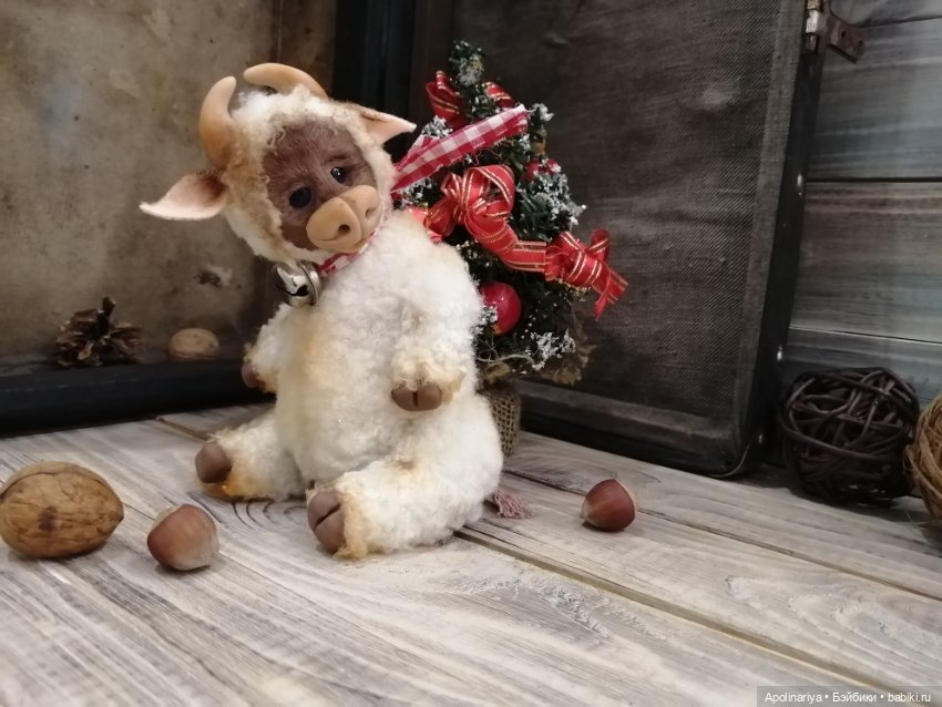 Bull teddy — Авторские мишки Тедди и друзья: фото