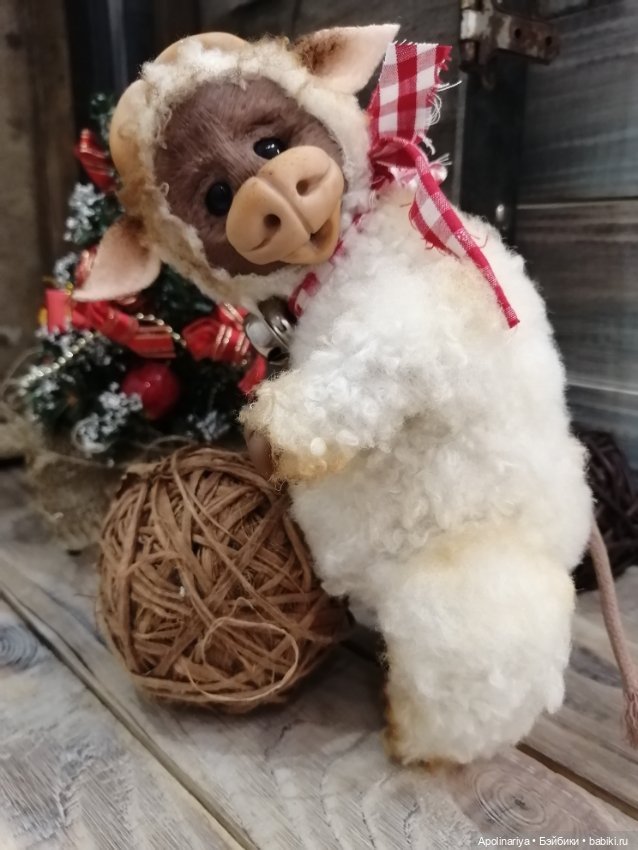 Bull teddy — Авторские мишки Тедди и друзья: фото (фото 7)