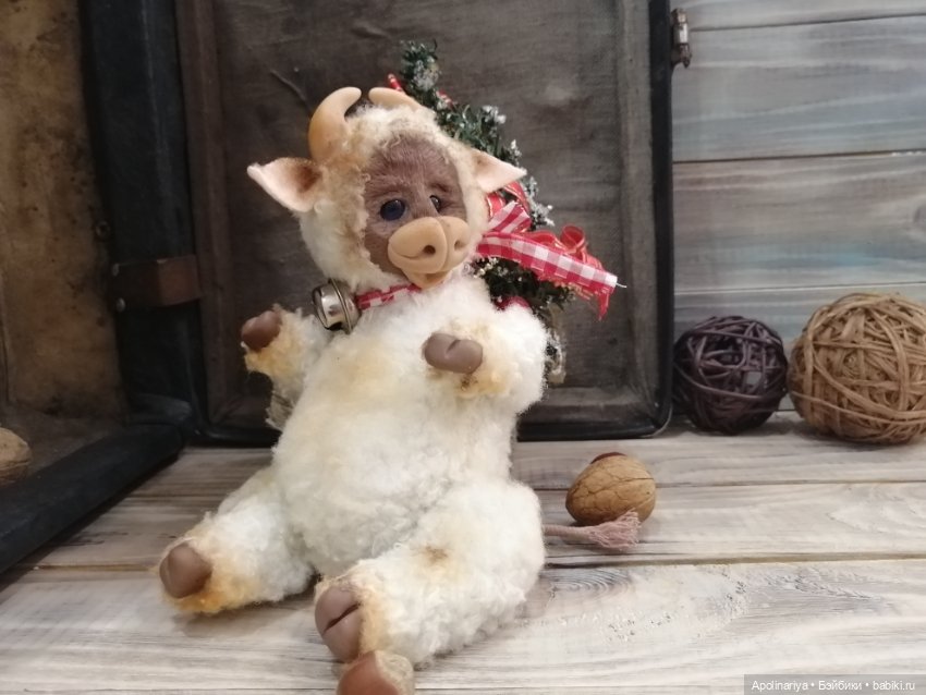 Bull teddy — Авторские мишки Тедди и друзья: фото (фото 3)