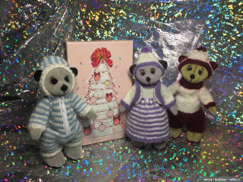Подарки к Новому году — Авторские мишки Тедди и друзья: фото (фото 3)